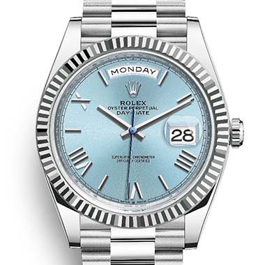 (noob製) 2023新品 ロレックス 腕時計コピー デイデイト M228236-0012 アイスブルー